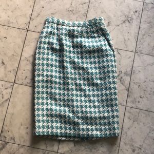 Classics By Anne Klein Vintage Skirt Houndstooth